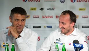 Krzystofas Holowczycas ir Robertas Kubica