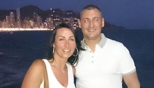 Eimantas Gerdvilas su drauge Edita