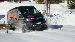 &bdquo;Man Truck & Bus&ldquo; pristatė naują važiuoklės galimybę &bdquo;TGE 3.180 4x4 Combi&ldquo;