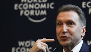 Rusijos premjero pavaduotojas Igoris &Scaron;uvalovas