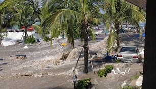 2004-aisiais cunamis Pietryčių Azijoje pražudė de&scaron;imtis tūkstančių žmonių.