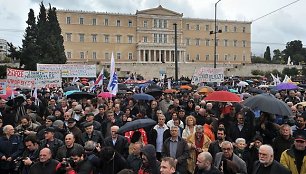 Masiniai protestai Graikijoje