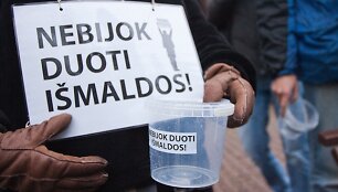 Elgetavimo akcija Vilniuje