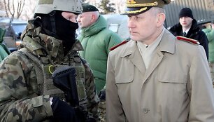 Arvydas Pocius su Lenkijos specialiųjų operacijų pajėgų kariu