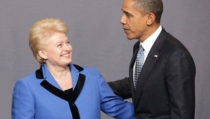 D.Grybauskaitė ir B.Obama