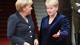 D.Grybauskaitė ir A.Merkel