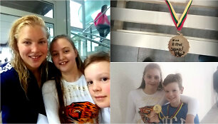 Rūta Meilutytė ir jaunieji gerbėjai