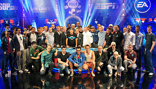 WSOP milijono dolerių įpirkos turnyro žaidėjai