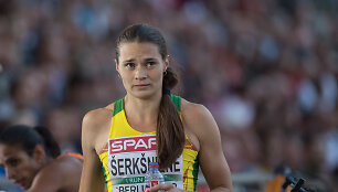 Agnė &Scaron;erk&scaron;nienė Europos čempionato finale