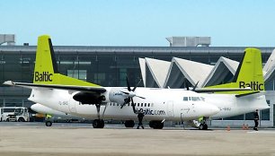 „airBaltic“  lėktuvai oro uoste