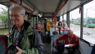 Ekskursija troleibusų parke