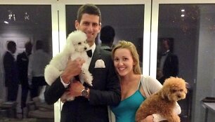 Novakas Džokovičius ir Jelena Ristič