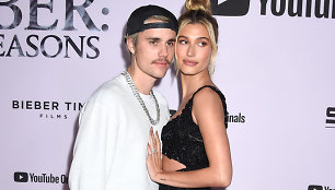 Justinas Bieberis ir Hailey Baldwin