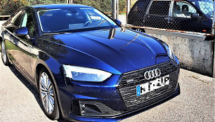 Sulaikytas „Audi A5 Sportback“ automobilis