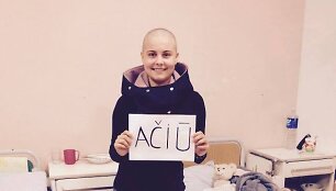 Ieva Krivickaitė siunčia padėką i&scaron; ligoninės
