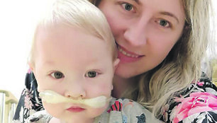 Tautvydas ir jo mama Lina Bartu&scaron;evičienė