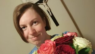 Ieva Neseckaitė savanoriavo COVID-19 židiniu tapusiuose Marijampolės &Scaron;vč. Marijos globos namuose