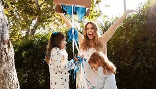 Jessica Alba su dukromis Honor ir Haven