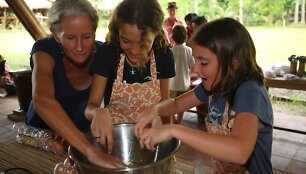 Vaikai "Žaliojoje mokykloje"