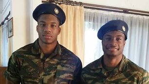 Broliai Giannis ir Thanasis Antetokounmpo