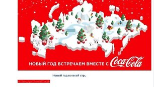 &bdquo;Coca Cola&ldquo; reklama, kurioje Krymas &ndash; Rusijos dalis 