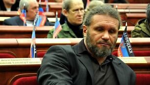 Apsi&scaron;aukėli&scaron;kos Donecko liaudies respublikos deputatas Romanas Voznikas.
