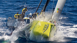 Rokas Milevičius ir „Brunel“ komanda „Volvo Ocean Race“ lenktynėse