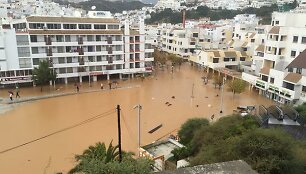 Potvynis Algarvėje