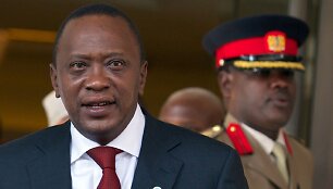 Kenijos prezidentas Uhuru Kenyatta