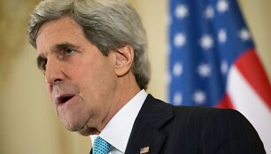 JAV sekretorius Johnas Kerry