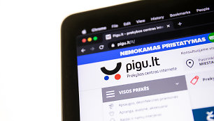 Pigu.lt internetinis puslapis