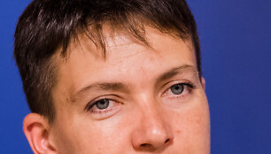 Ukrainos parlamento narė Nadija Savčenko 
