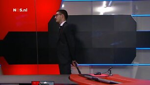 Ginkluotas vyras &bdquo;NOS&ldquo; televizijoje