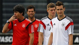 Joachimas Lowas ir Miroslavas Klose