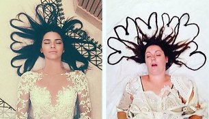 Kendall Jenner ir Celeste Barber