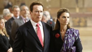 Arnoldas Schwarzeneggeris ir Maria Shriver