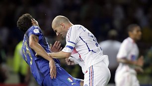 Marco Materazzi ir Zinedine'as Zidane