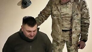Ukrainos saugumo vadovas Vasylis Maliukas asmeni&scaron;kai sulaikė Rusijai &scaron;nipinėjusį Antiteroristinio centro būstinės vadovą Dmytro Koziurą