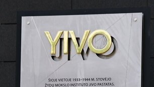Vilniuje atidengta YIVO instituto atminimo lenta