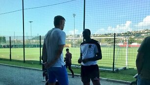 Edgaras Jankauskas ir Patrickas Vieira