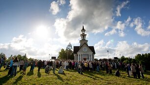 Žudynių minėjimo akimirka