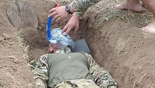 &bdquo;Kario laidojimo&ldquo; imitacija Ukrainos specialiųjų pajėgų karių mokymų metu