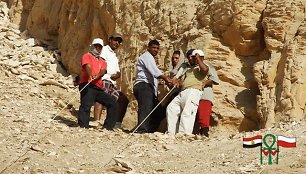 Lenkijos archeologai dirba Egipte, Deir el-Bahri