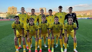 Lietuvos U19 futbolo rinktinė.