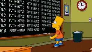&bdquo;Putin-Huylo&ldquo; seriale &bdquo;Simpsonai&ldquo;