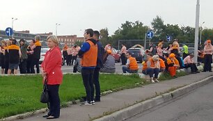 I&scaron; prekybos centro evakuoti maskviečiai
