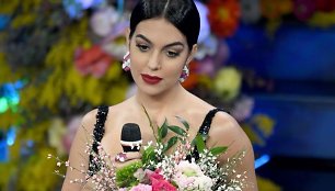 Georgina Rodriguez Sanremo muzikos festivalyje