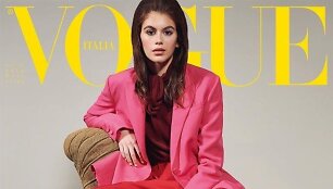 Kaia Gerber ant Italijos &bdquo;Vogue&ldquo; vir&scaron;elio