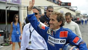 Alain Prost naujasis Renault prekinio zenklo ambasadorius