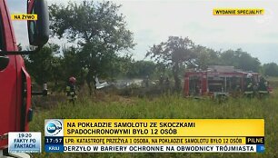 Lenkijoje sudužo lėktuvas.